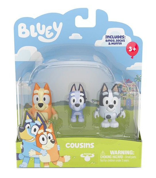 Bluey Mini Figures 2 Pack - Assorted*