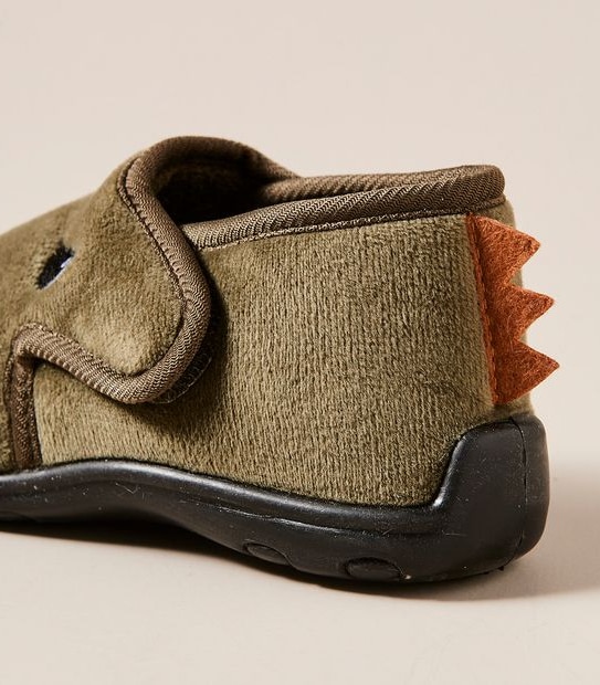 Kids Junior Dinosaur Slippers