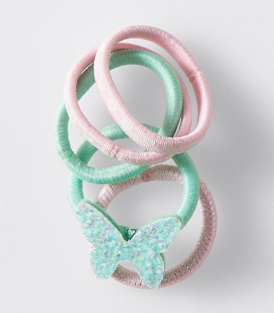 Kids Butterfly Bauble Hair Ties