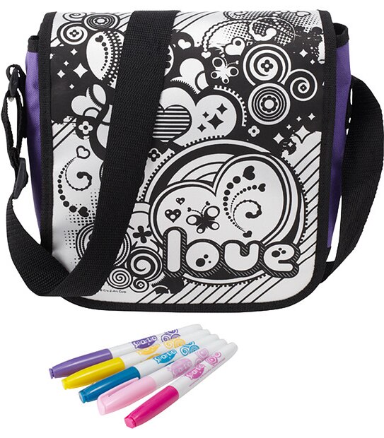 3D Shimmer 'n Sparkle Messenger bag