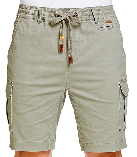 Men's Piping Hot Cargo Shorts - Khaki