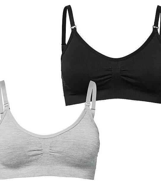 2 Pack Wirefree Maternity Bra, Style:T3008