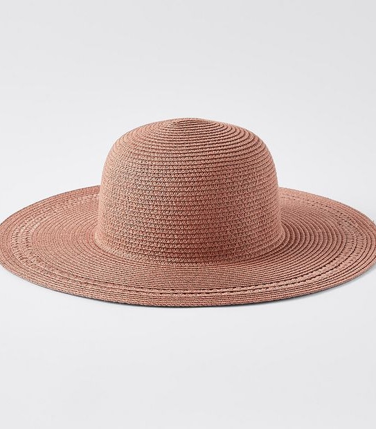 Mid Brim Floppy Sun Hat - Holly Rose Pink