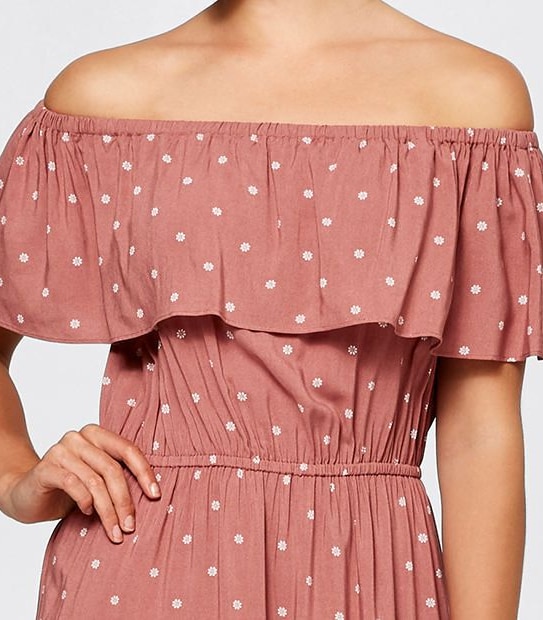 Off Shoulder Maxi Dress