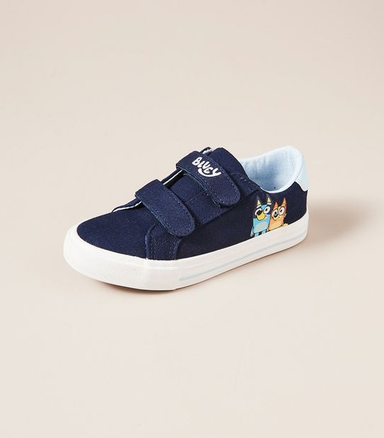 Kids Junior Bluey Double Strap Sneakers