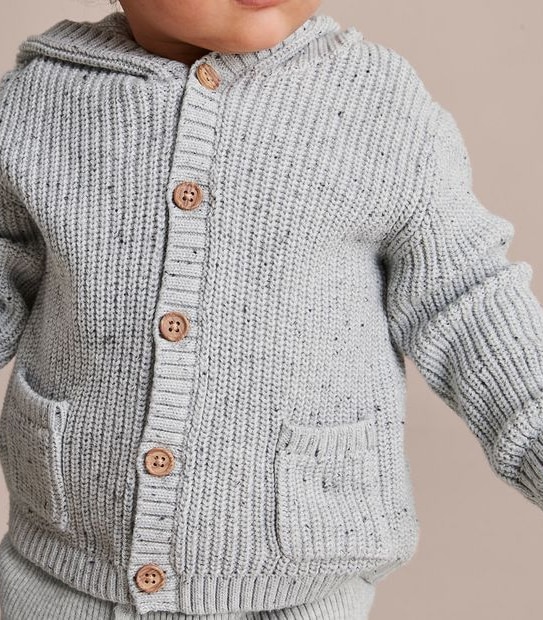 Baby Knit Hooded Cardigan