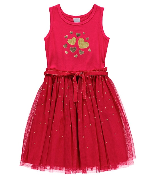 Girls' Heart Tutu Party Dress