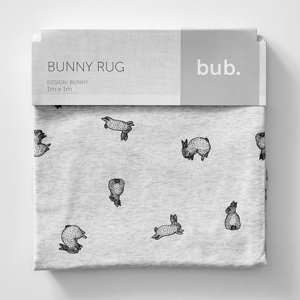 Bunny Rug - Grey Bunny