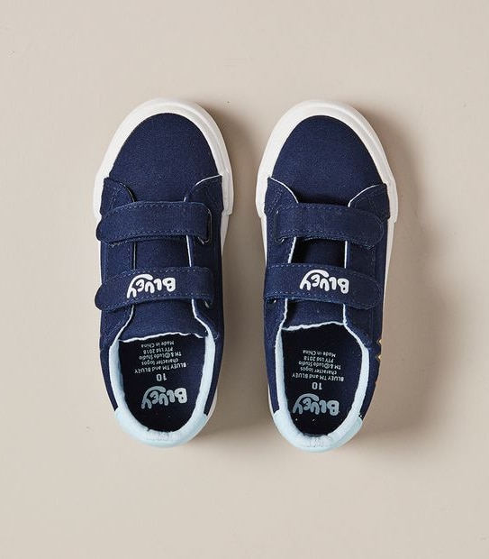 Kids Junior Bluey Double Strap Sneakers