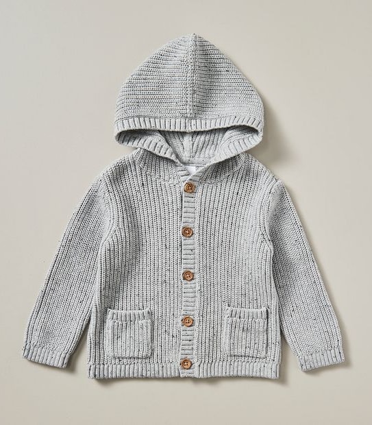 Baby Knit Hooded Cardigan