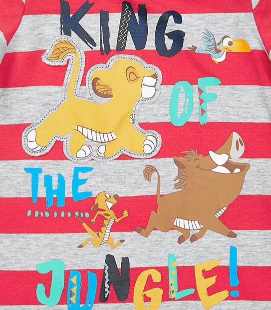 Disney Baby Short Sleeve Simba King T-Shirt