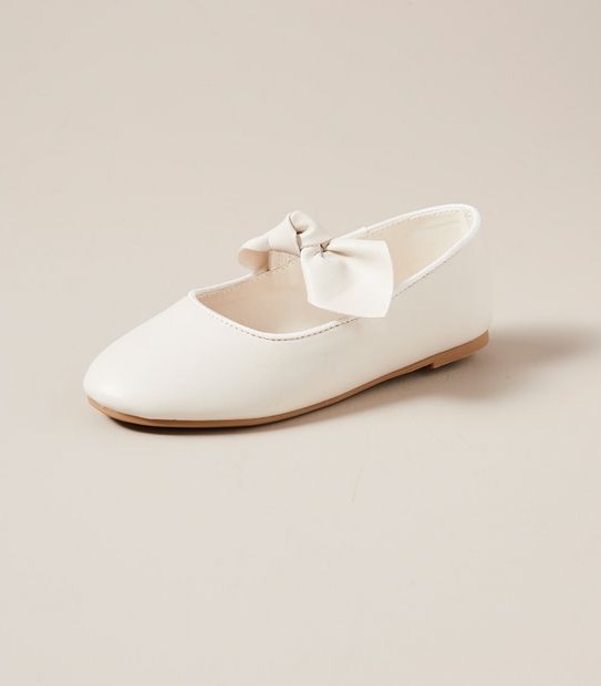 Kids Junior Bow Ballet Flats