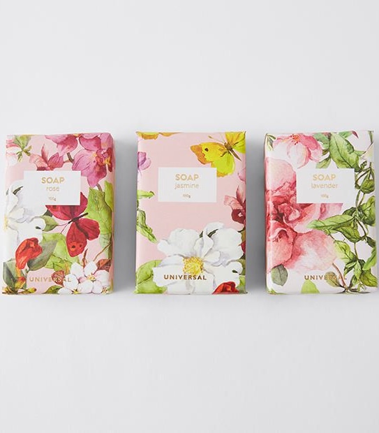 Floral Bouquet 3 Piece Soap Gift Set