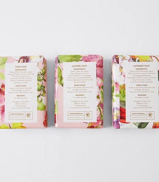 Floral Bouquet 3 Piece Soap Gift Set