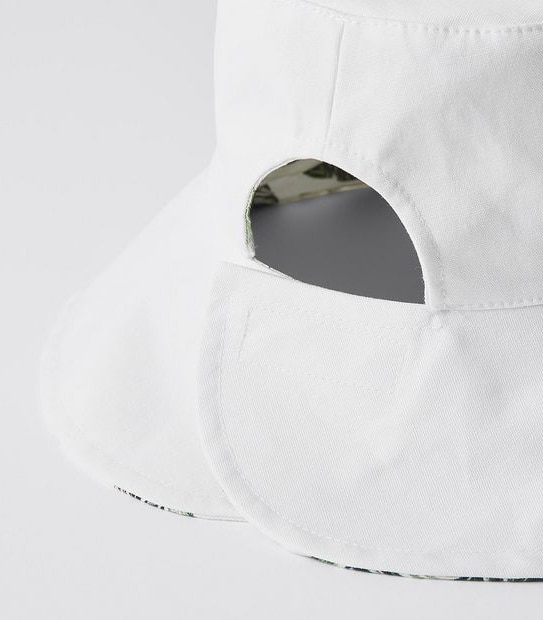 Reversible Bucket Hat - Natural Palm