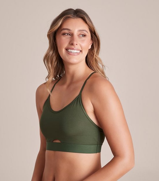 Low Impact Cross Back Sports Crop Top; Style: LCT53756
