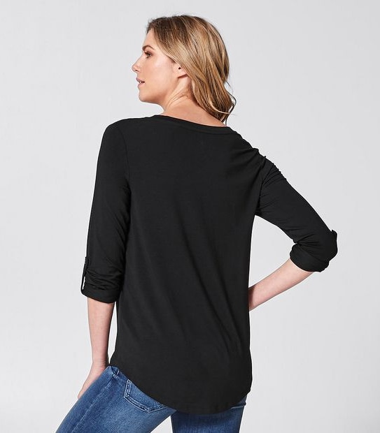 Rory Henley Long Sleeve Top - Black