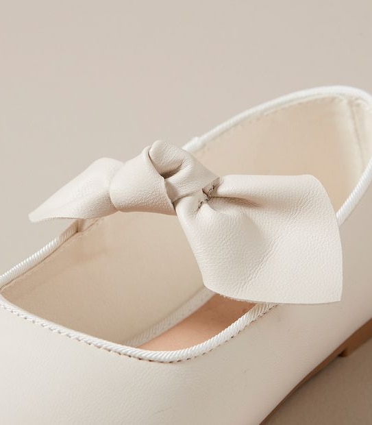Kids Junior Bow Ballet Flats