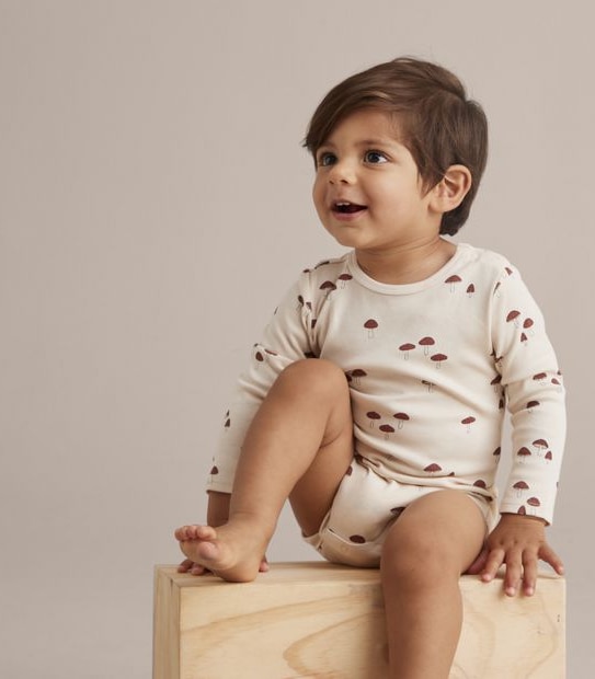 3 Pack Baby Organic Cotton Bodysuits