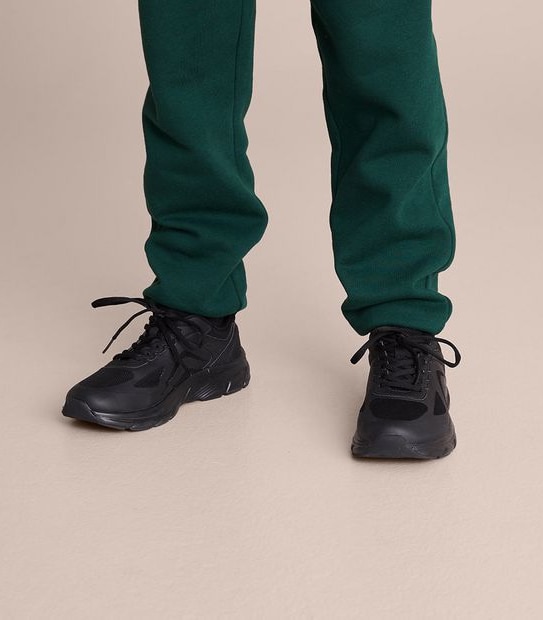 School Cuffed Fleece Trackpants
