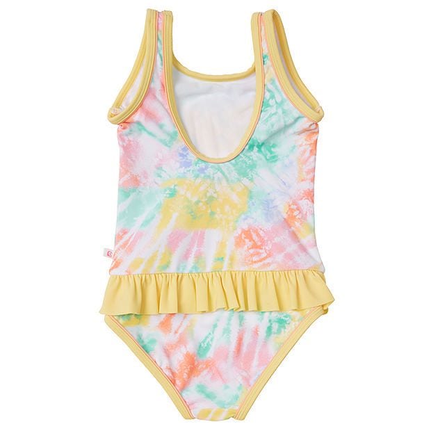 Piping Hot Frill Waist One Piece Tie Dye Bathers | Target Australia