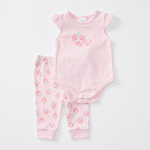 Baby Organic Cotton Bodysuit & Leggings Set Baby Organic Cotton Bodysuit & Leggings Set