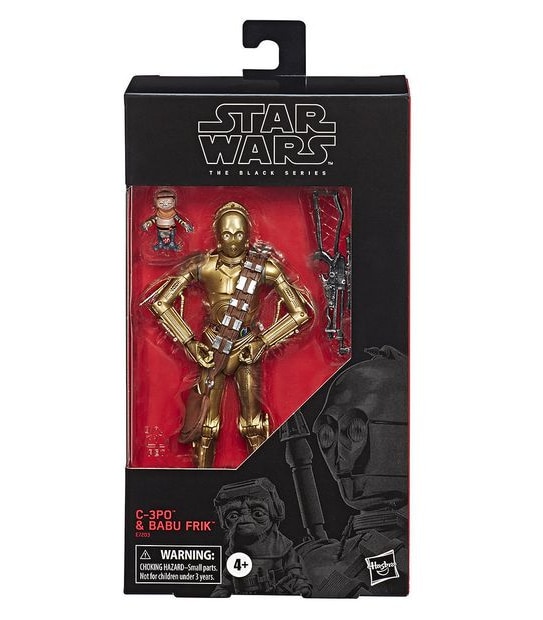 Star Wars: The Rise of Skywalker Episode 9 - Black Series Collectible 6" C-3PO & Babu Frik Action Figure