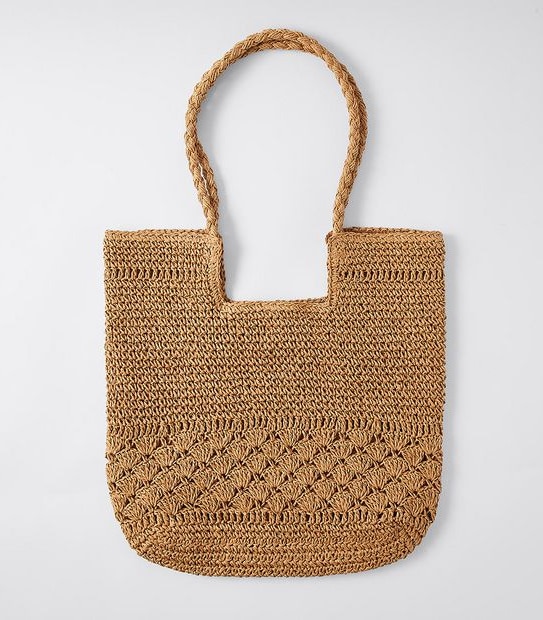 Crochet Tote Bag - Natural