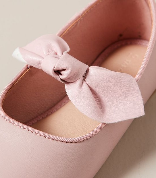 Kids Junior Bow Ballet Flats