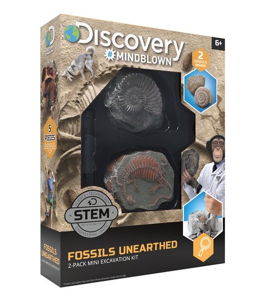 STEM Discovery #Mindblown Unearthed 2-Pack Mini Excavation Kit Assorted