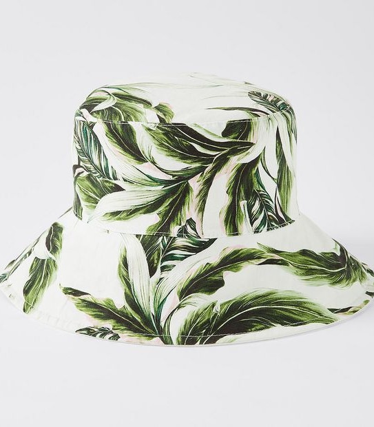 Reversible Bucket Hat - Natural Palm