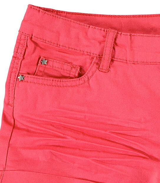 Girls' Short Length Cotton Twill Shorts