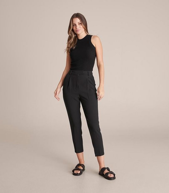 Preview High Waist Slim Ankle Pants 4 of 5
