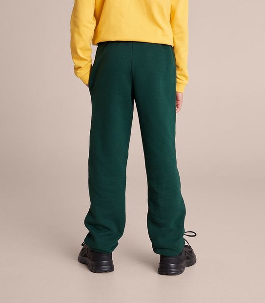 School Cuffed Fleece Trackpants