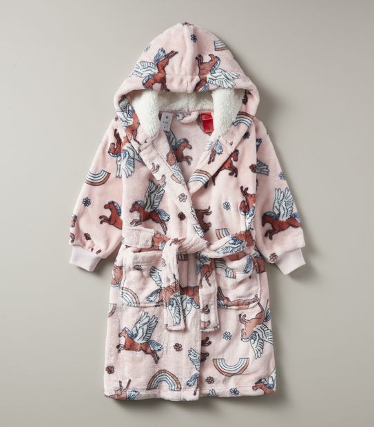 Unicorn Fleece Dressing Gown