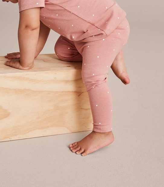 3 Pack Baby Organic Cotton Leggings 2 of 6