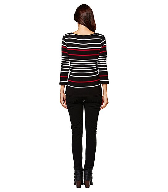 Black Stripe Top