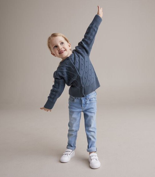 Popcorn Knit Cardigan