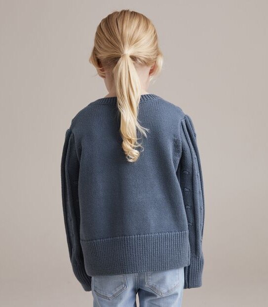 Popcorn Knit Cardigan