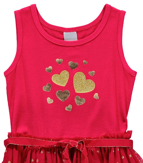 Girls' Heart Tutu Party Dress