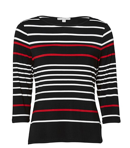 Black Stripe Top