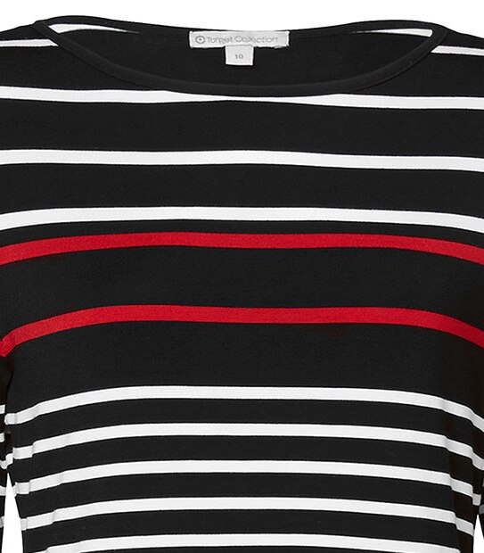 Black Stripe Top