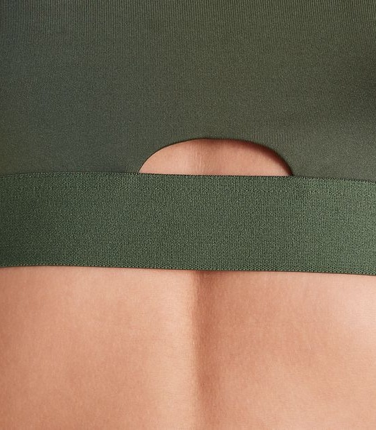 Low Impact Cross Back Sports Crop Top; Style: LCT53756