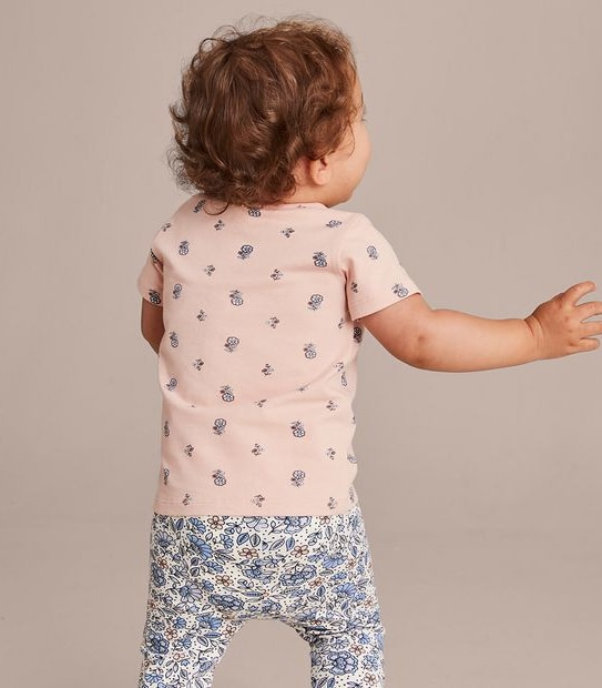 3 Pack Baby Organic Cotton Print T-shirts