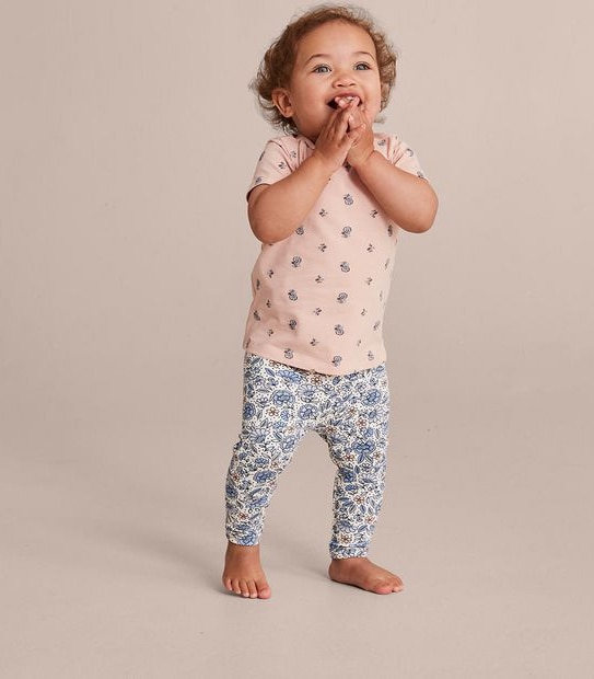 3 Pack Baby Organic Cotton Print T-shirts