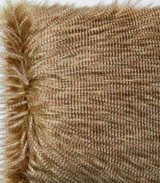 Feather Faux Fur Cushion