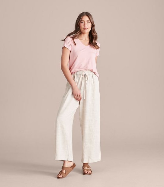 Modal/Elastane V-Neck T-Shirt
