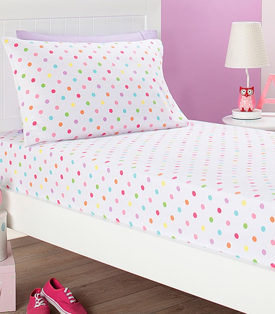 Kids' Room Confetti Sheet Set - Pink