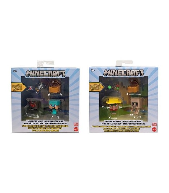 Minecraft - Mob Head Minis Adventure Pack - Assorted*