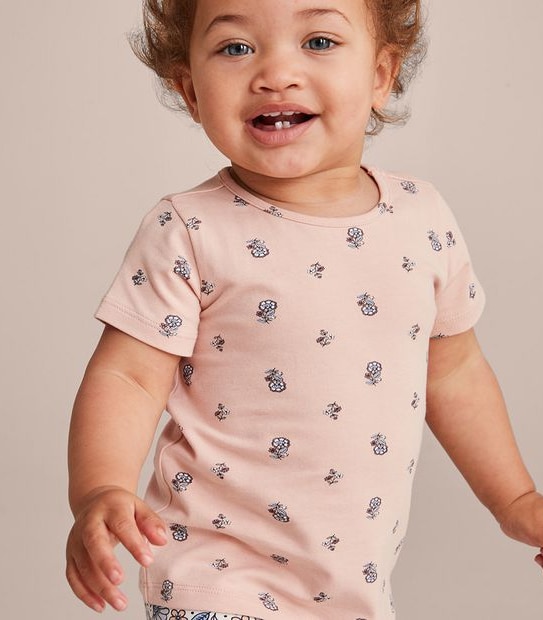 3 Pack Baby Organic Cotton Print T-shirts
